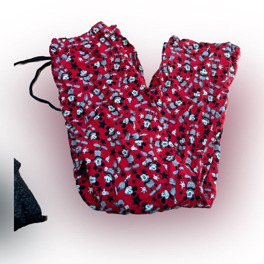 Disney Store Mickey Mouse Flannel Pajama Pants